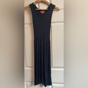 Joe Fresh Navy Glitter Dress XS